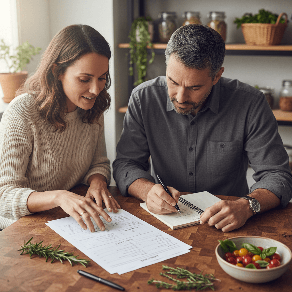 Consulenza per pianificazione menu con professionista