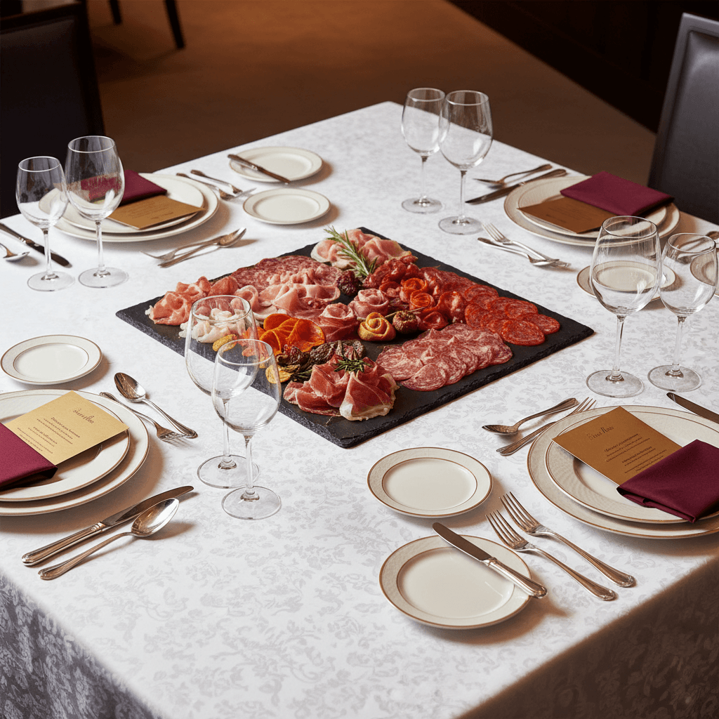 Tavola formale per cena aziendale